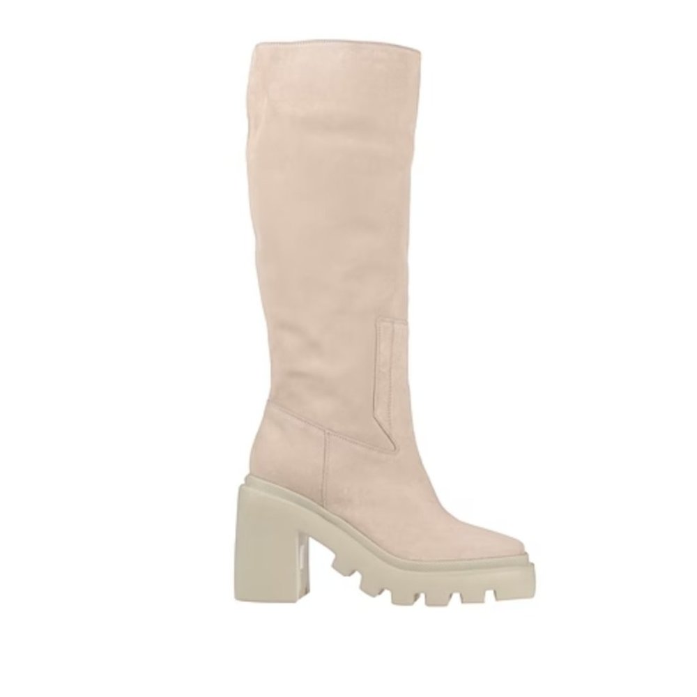 Vic Matie soft leather light grey/off white boots size 37.5 / 7